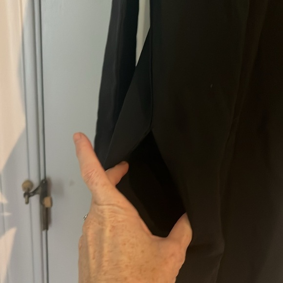 Tuckernuck X Pomander Place | Black Polly Pop Collar Relaxed Shirt Dress Medium - Picture 4 of 11